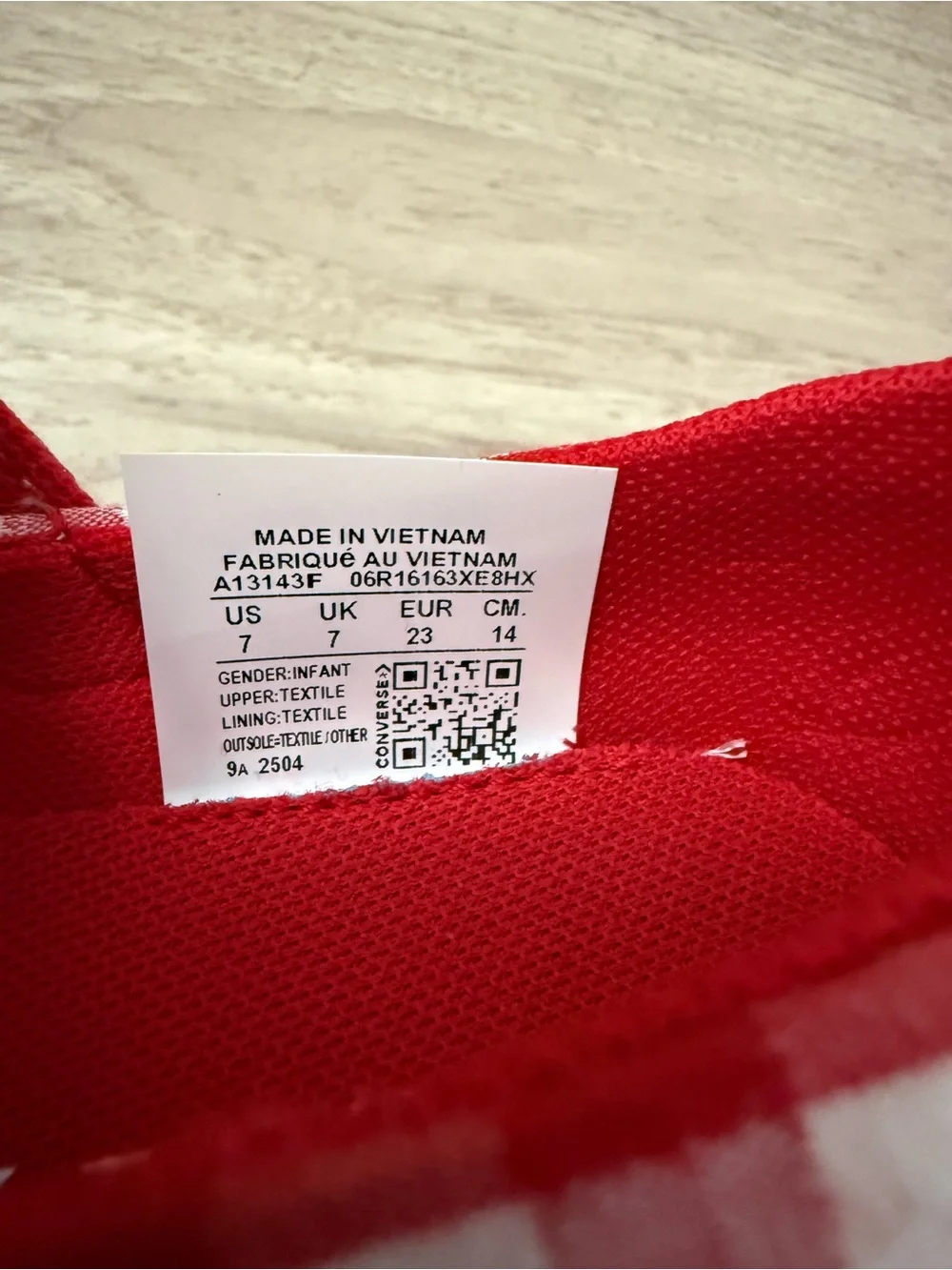 Converse Kids Red Gingham Mary Jane Sneakers